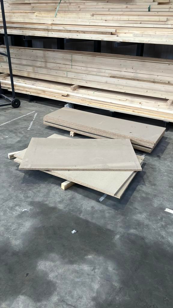 Spaanplaaten voor stellingen, Ophalen, Overige materialen, 20 tot 50 mm