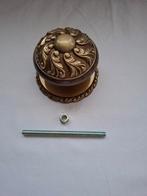 mooie oude deurknop met plaat, Ophalen of Verzenden, Gebruikt, Koper of Messing, Overige typen