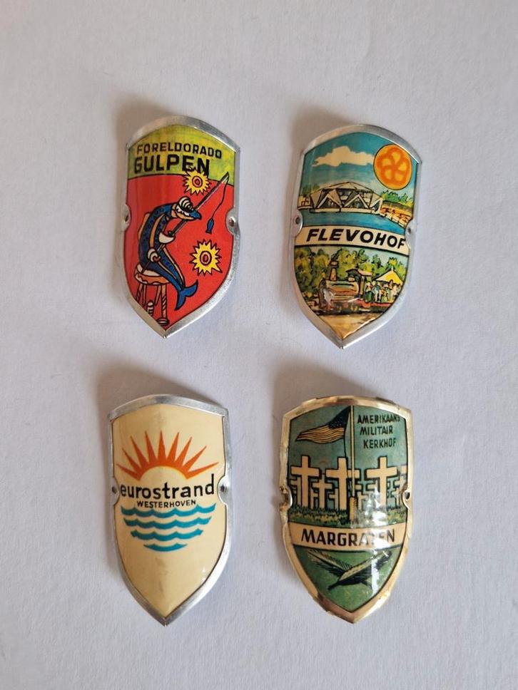 Gebruikte wandelstok emblemen, Verzamelen, Speldjes, Pins en Buttons, Gebruikt, Merk, Ophalen of Verzenden