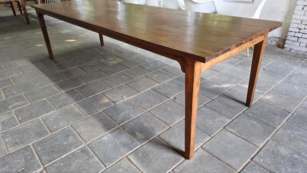 Prachtige boerentafel 290x97x77 cm, Gebruikt, 200 cm of meer, Nb, Nb