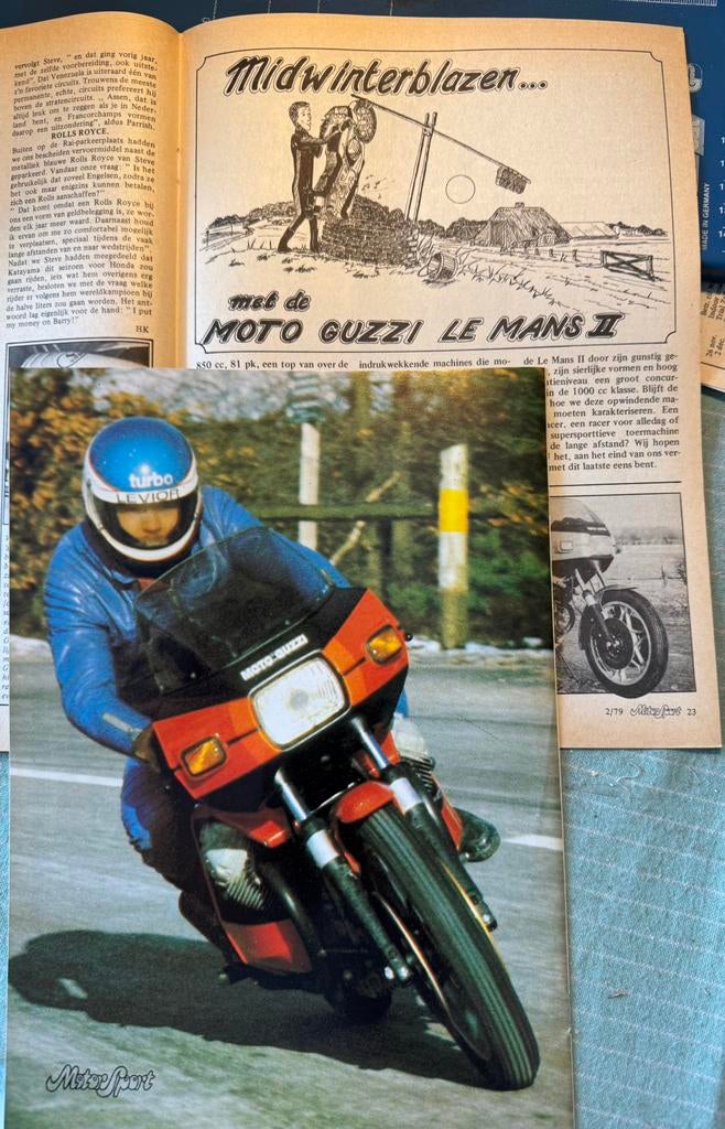 Test 1979 Moto Guzzi Le Mans 2, Verzamelen, Verzenden, Zo goed als nieuw, Motoren