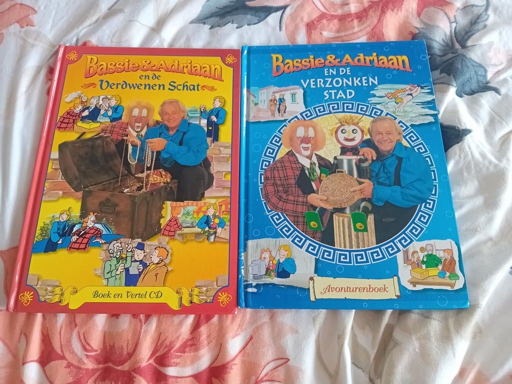 Bassie & Adriaan: De Verdwenen Schat & De Verzonken Stad, Ophalen of Verzenden, Zo goed als nieuw