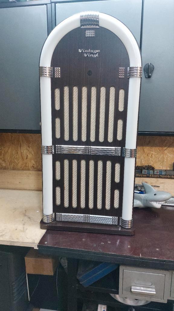 Retro Jukebox met Bluetooth Speaker, Verzamelen, Automaten | Jukeboxen, Gebruikt, Overige merken, 1970 tot heden, Ophalen