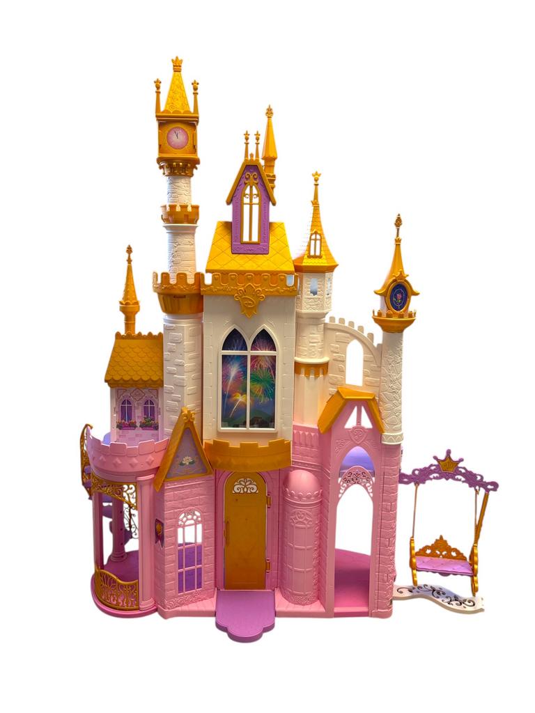 Groot Disney Princess kasteel XL 122 cm hoog!, Ophalen, Assepoester of Belle, Gebruikt, Overige typen
