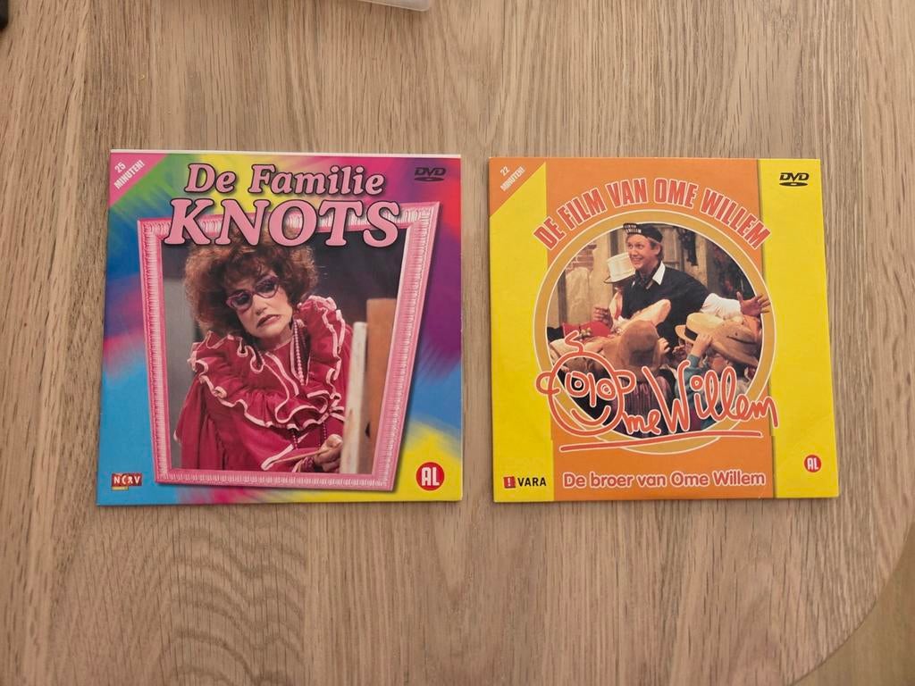 2 DVD's De familie Knots en Ome Willem, Alle leeftijden, Overige genres, Ophalen of Verzenden, Zo goed als nieuw