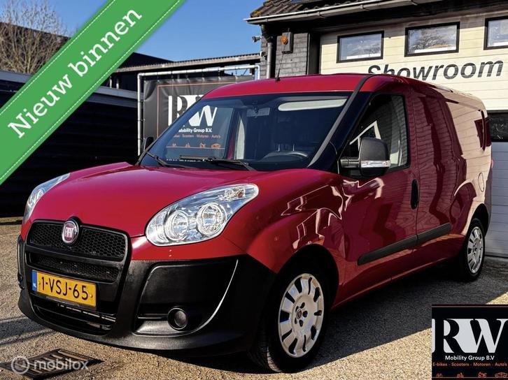 Fiat Doblò Cargo 1.4 T-Jet Natural Power Maxi MET NIEUWE AP, Auto's, Bestelauto's, Bedrijf, Te koop, ABS, Alarm, Centrale vergrendeling
