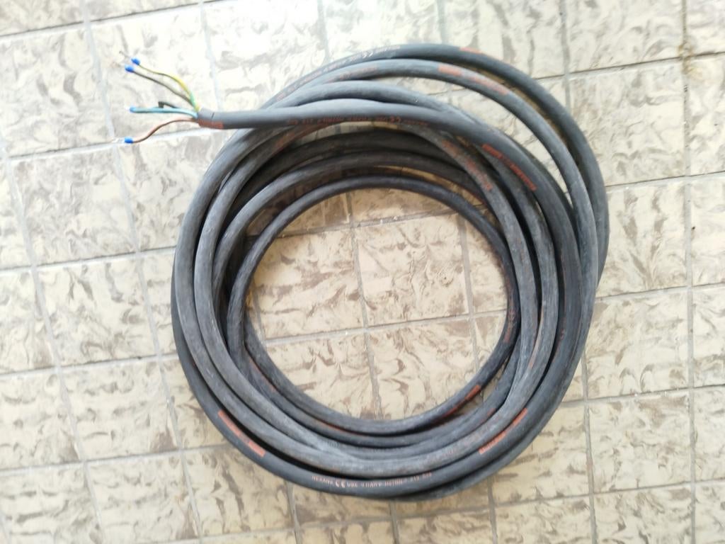10 mtr. 5 x 2,5 kwadraat flexibele snoer., Doe-het-zelf en Verbouw, Elektra en Kabels, Ophalen of Verzenden, Kabel of Snoer
