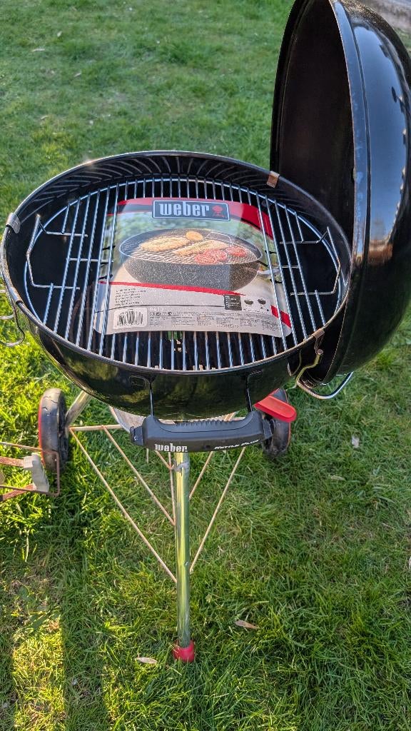Weber Original BBQ 47cm, Tuin en Terras, Houtskoolbarbecues, Ophalen, Gebruikt, Weber, Met accessoires