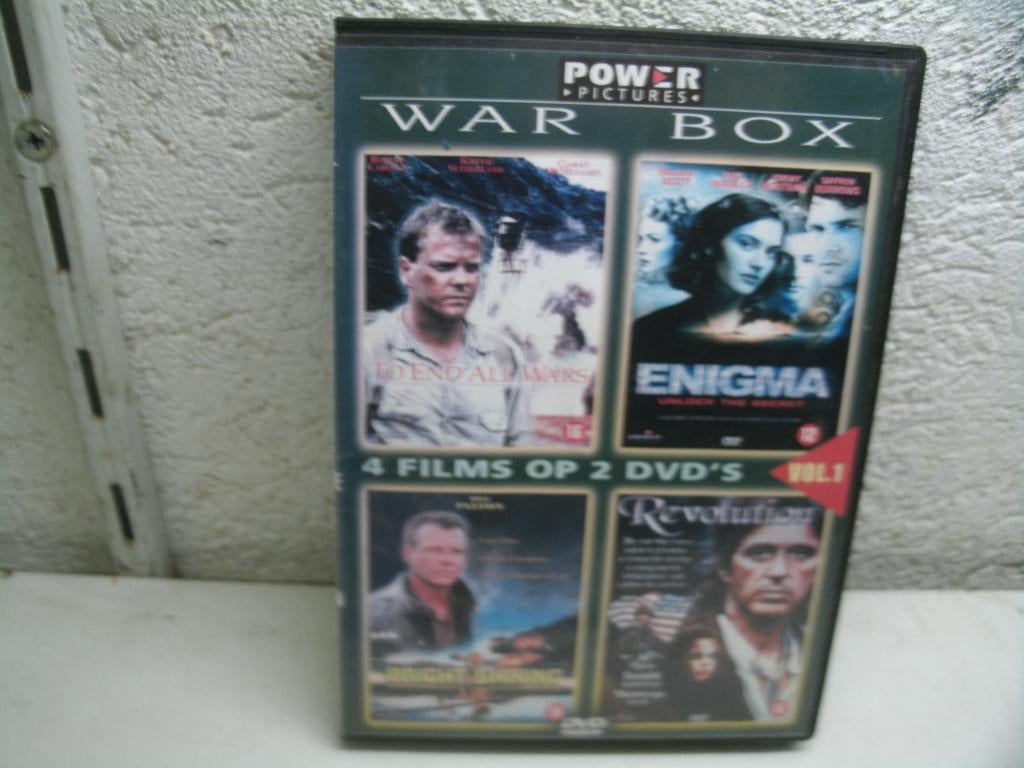 dvd 296b enigma/revolution/all wars/bright  2 dvd, Ophalen of Verzenden, Zo goed als nieuw, Actie en Avontuur, Alle leeftijden