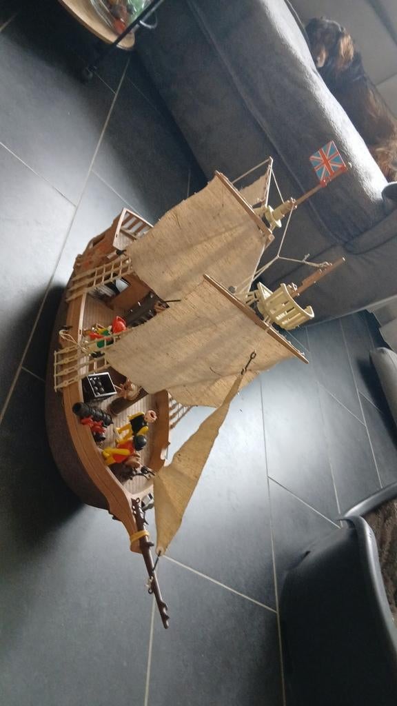 Playmobil oud piratenschip, Kinderen en Baby's, Speelgoed | Playmobil, Ophalen of Verzenden, Gebruikt
