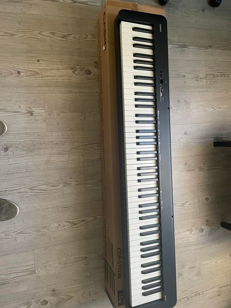 Casio stagepiano CDP S 110 (verkocht), Muziek en Instrumenten, Piano's, Ophalen, Zwart, Digitaal, Zo goed als nieuw