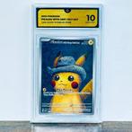 Bieden mag! Pikachu van Gogh Graded 10 - Pokémon Kaart, Ophalen of Verzenden, Nieuw, Losse kaart