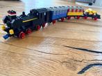 Lego 182 trein loc 3 wagons 12 volt WERKENDE motor en boekje, Ophalen, Zo goed als nieuw, Complete set, Lego