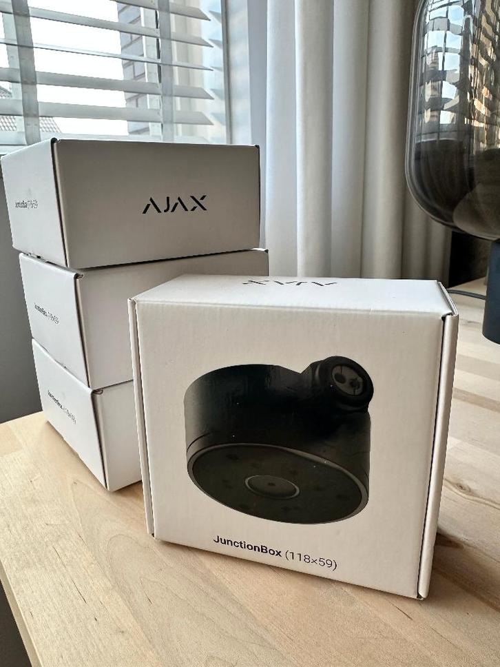 Ajax Junctionbox zwart (4 stuks beschikbaar), Audio, Tv en Foto, Videobewaking, Nieuw, Buitencamera, Ophalen of Verzenden