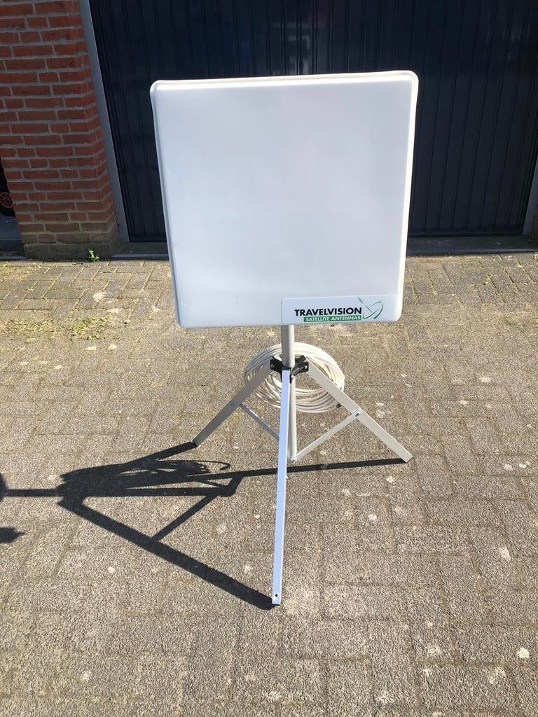Travel Vision R7-Flat Satelliet Antenne met TV en CI-module, Audio, Tv en Foto, Televisies, 50 Hz, 40 tot 60 cm, Full HD (1080p)