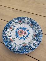 Makkum Tichelaar Wandbord - Handgeschilderd Bloemmotief, Ophalen of Verzenden