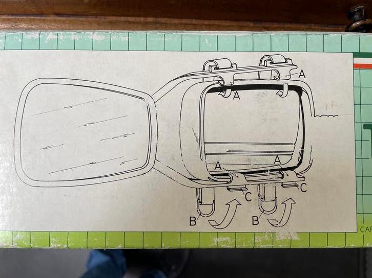 Gratis af te halen: Caravan spiegels (Touring), Caravans en Kamperen, Ophalen, Gebruikt