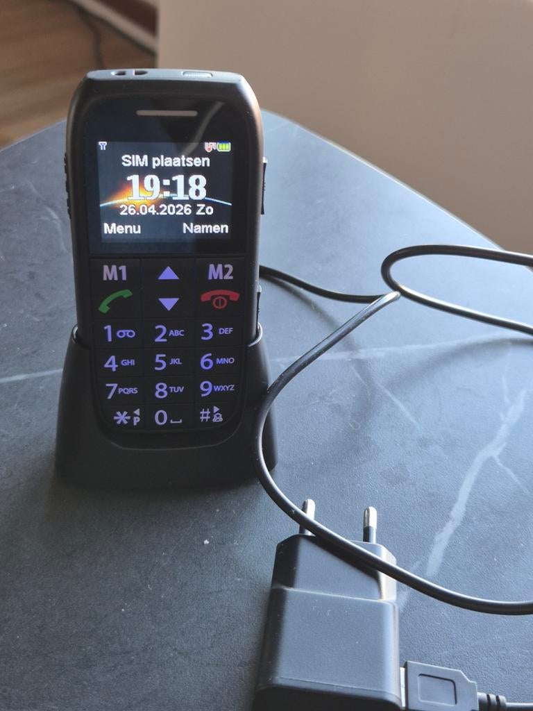 Fysic FM-7500 Seniorentelefoon met SOS-knop en lader, Ophalen, Gebruikt, Geen camera, Klassiek of Candybar