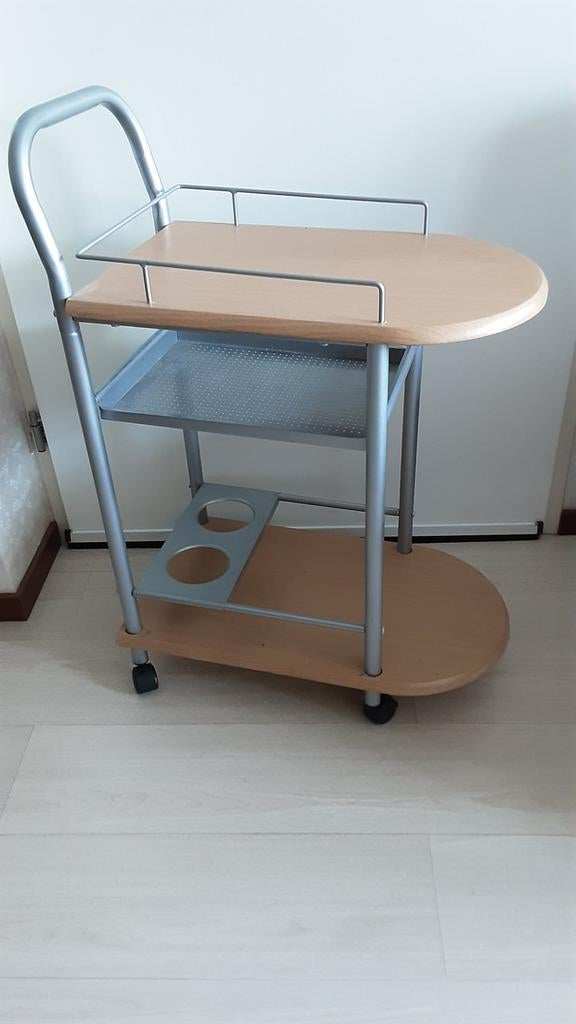 Serveerwagen, Ophalen, Zo goed als nieuw, 25 tot 50 cm, Rechthoekig
