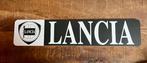 LANCIA Retro   kentekenplaat reclamebord kunststof 52x11 cm., Verzamelen, Ophalen of Verzenden, Zo goed als nieuw, Auto's