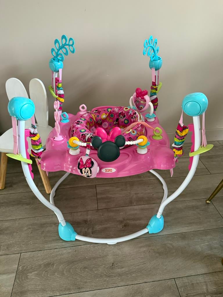 Bright Starts Minnie Mouse Springstoel Baby Jumper, Ophalen, Gebruikt, Overige typen
