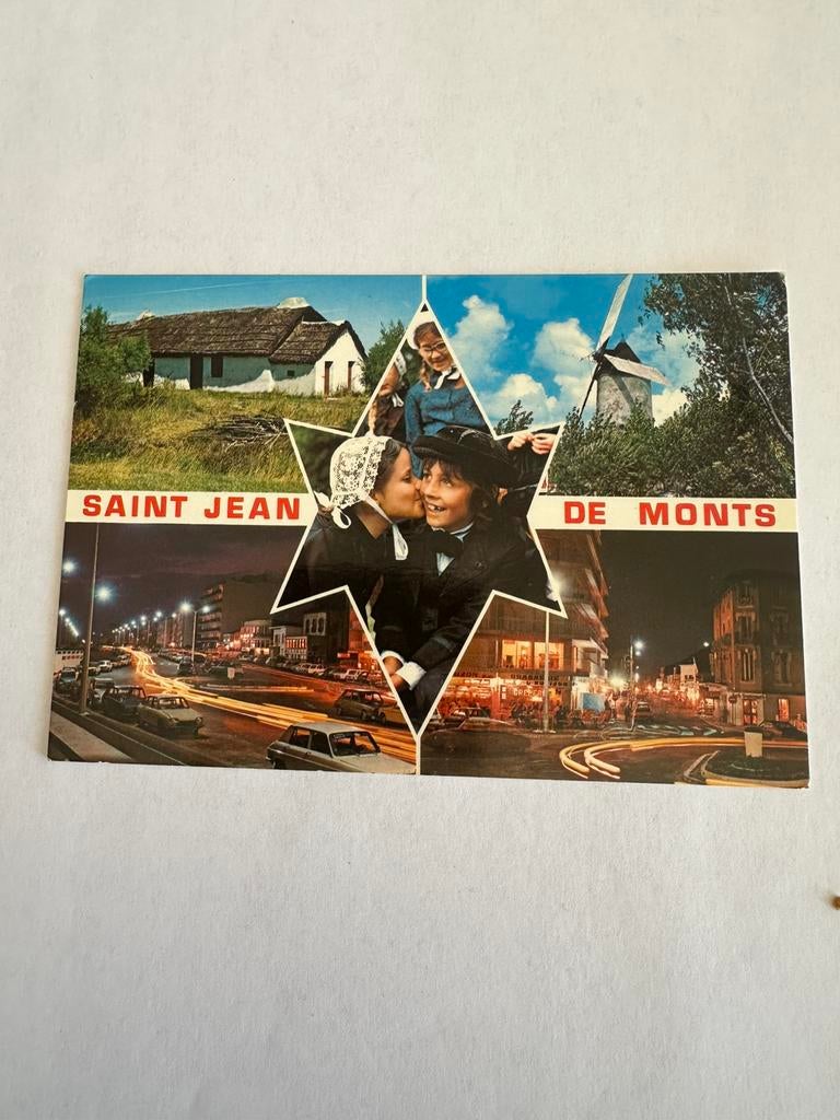 Ansichtkaart met molen, Ophalen of Verzenden