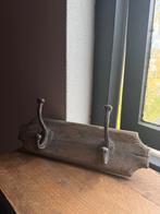 Houten kapstok met 2 haken, Wandkapstok, Ophalen of Verzenden, Zo goed als nieuw, Minder dan 100 cm