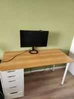 IKEA ANFALLARE Bureau (bamboe blad, 2 poten), Huis en Inrichting, Bureaus, Ophalen of Verzenden, Gebruikt, Bureau