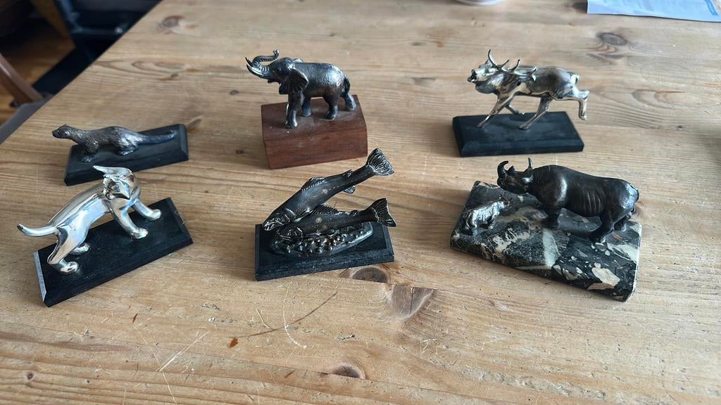 WNF beeldjes (6 stuks in 1 koop), Ophalen of Verzenden, Gebruikt, Dier