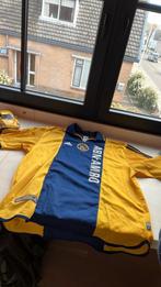 Ajax ABN AMRO voetbalshirt geel blauw, Ophalen, Gebruikt