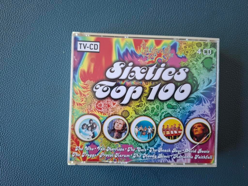 sixties top 100 4cds, Cd's en Dvd's, Ophalen of Verzenden, Zo goed als nieuw, Nederlandstalig