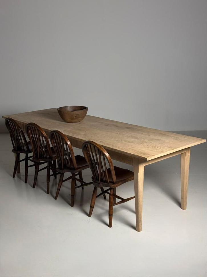 Franse eettafel eiken 280cm, Antiek en Kunst, Antiek | Meubels | Tafels, Ophalen