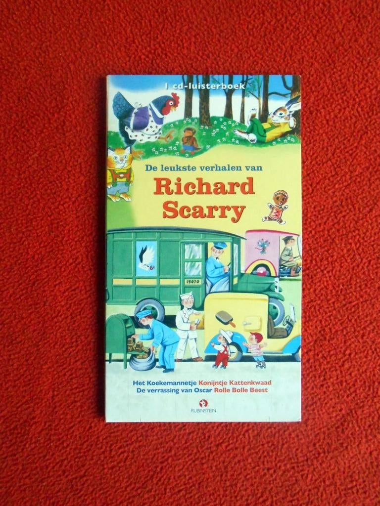 Luisterboek: De leukste verhalen van Richard Scarry (1x CD), Boeken, Ophalen of Verzenden, Cd, Kind