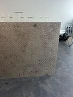 RVS Traanplaat 3/4,5mm - 2500x1200mm, Doe-het-zelf en Verbouw, Ophalen, Gebruikt, Aluminium