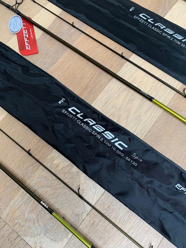 Nieuwe Dam Classic spinhengels, 2.40m & 2.70m, Dam, Werphengel, Nieuw, Ophalen of Verzenden