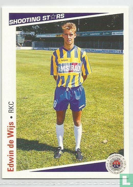 Edwin de Wijs (rkc) Shooting Stars 1991/92 nr 140, Verzamelen, Sportartikelen en Voetbal, Ophalen of Verzenden, Zo goed als nieuw