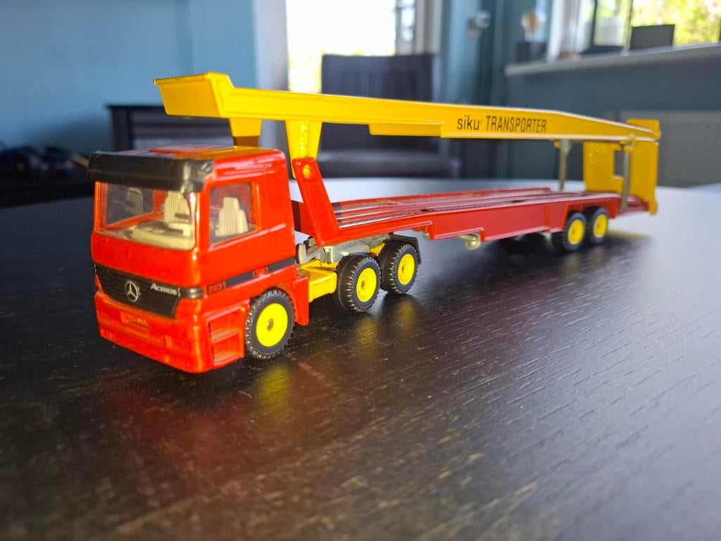 Siku Mercedes-Benz Actros MP1 Autotransporter, Ophalen of Verzenden