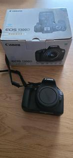 Canon EOS 1300D, Spiegelreflex, Canon, Zo goed als nieuw, Geen optische zoom