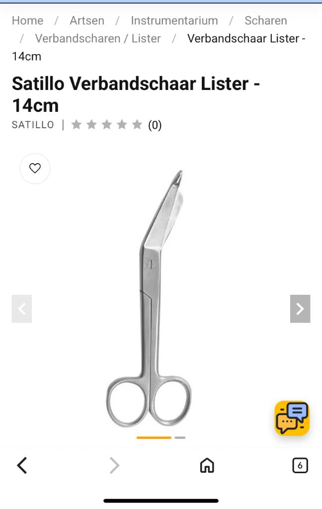 Verbandschaar, Ophalen of Verzenden, Gebruikt
