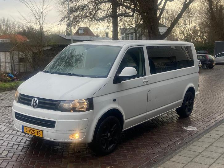 Volkswagen Transporter 2.0TDI MARGE/LONG/DOUBLECAB/5-SEATS, Auto's, Bestelauto's, Particulier, Airconditioning, Bluetooth, Centrale vergrendeling