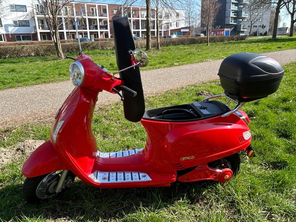 Emco Novantic Elektrische Scooter - Rood, Ophalen, Elektrisch