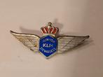 Vintage Speld KLM Junior Stewardess (ca 1960), Ophalen of Verzenden, Gebruikt, Patch, Badge of Embleem