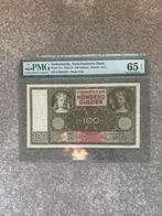 100 Gulden 1942-44 PMG 65 Gem Uncirculated, Postzegels en Munten, Bankbiljetten | Nederland, Ophalen of Verzenden, 100 gulden