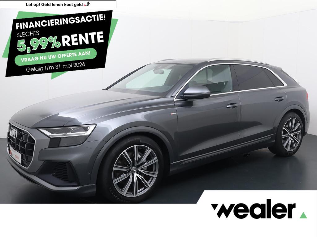 Audi Q8 55 TFSI quattro Pro Line Plus | 340 PK | Automaat |, Auto's, Audi, Bedrijf, Te koop, Q8, 360° camera, 4x4, ABS, Achteruitrijcamera