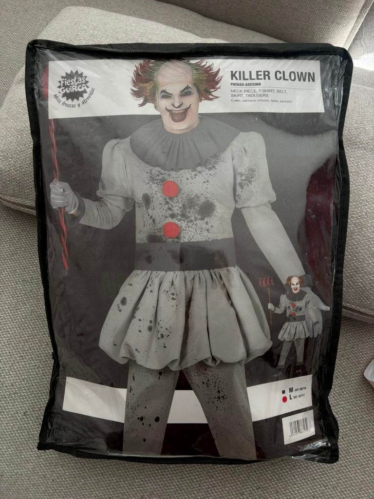 Clownspak, Kleding | Dames, Carnavalskleding en Feestkleding, Ophalen, Zo goed als nieuw, Carnaval