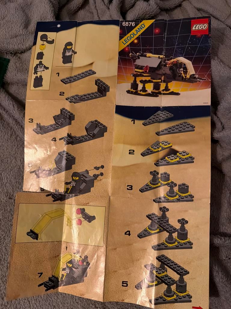 Vintage LEGO Legoland 6876 Alienator BOEKJE, Ophalen of Verzenden, Gebruikt, Complete set, Lego