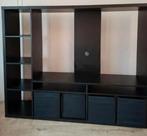 Ikea Lappland wandmeubel met 4 Dröna bakken, Ophalen, Met plank(en), 100 tot 150 cm, Zo goed als nieuw