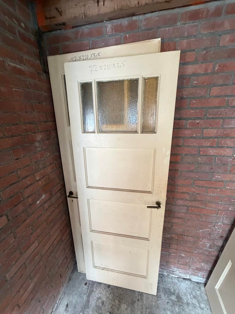 Jaren 30 deuren, Ophalen, Gebruikt, Minder dan 80 cm, Binnendeur
