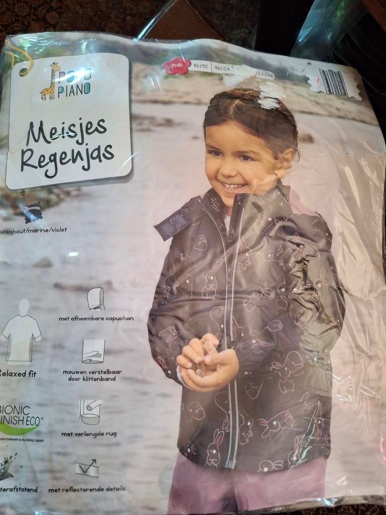 Nieuwe Poco Piano Meisjes Regenjas Maat 74/80, Kinderen en Baby's, Ophalen of Verzenden, Nieuw, Poco Piano, Meisje