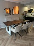 Riviera maison eettafel chateau chassigny&bankje cape breton, Huis en Inrichting, Tafels | Eettafels, Ophalen, Gebruikt, 100 tot 150 cm